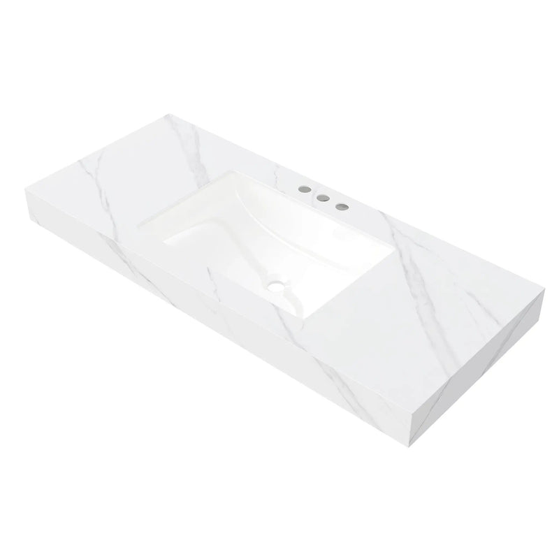 48" MURI Carrara Bathroom Vanity by HouseOfZazla