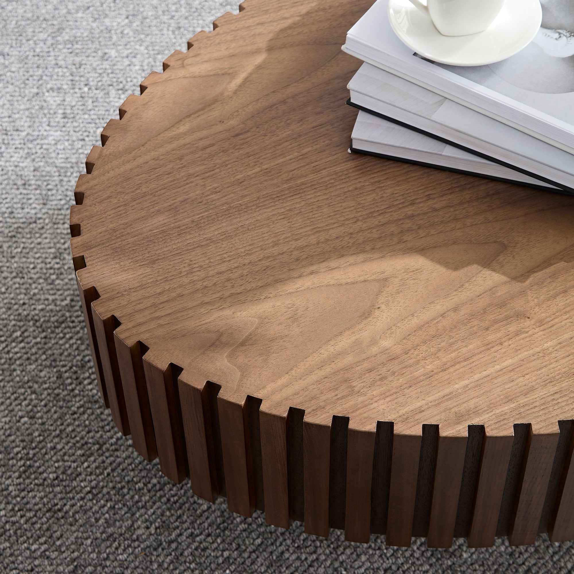 Modern Handcraft Drum Coffee Table by HouseOfZazla