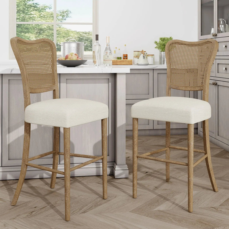 Barstool Set of 2 - Dark Brown by HouseOfZazla