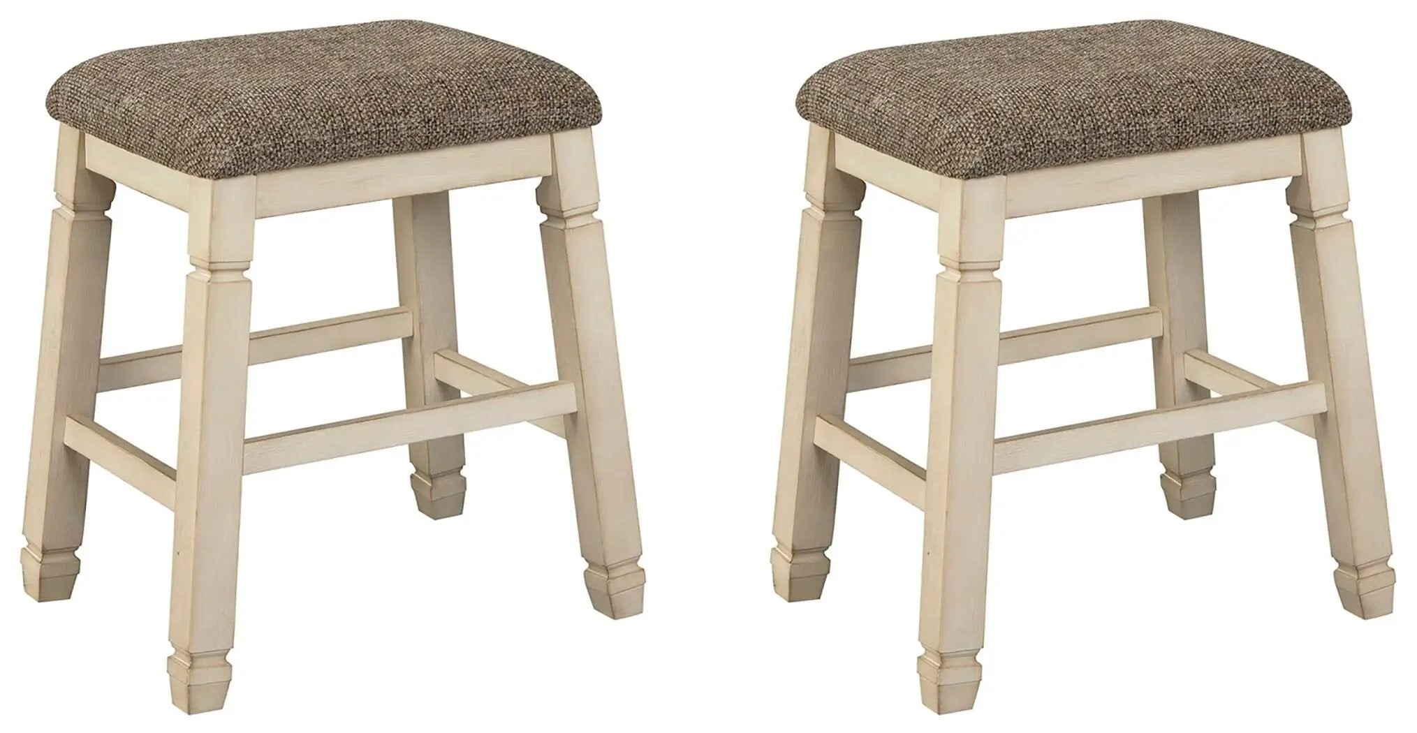 Bolanburg - Upholstered Stool (Set of 2) - Beige by Unique Piece Furniture