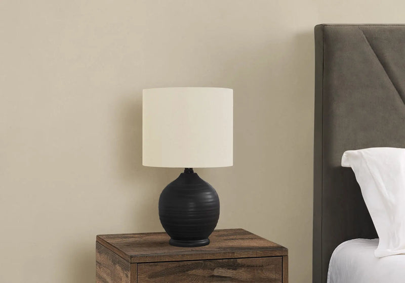 Lighting, Table Lamp, Ceramic, Transitional - Black by HouseOfZazla