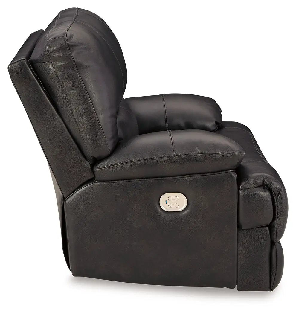 Mountainous - Power Recliner With Adj Headrest - Eclipse by Unique Piece Furniture