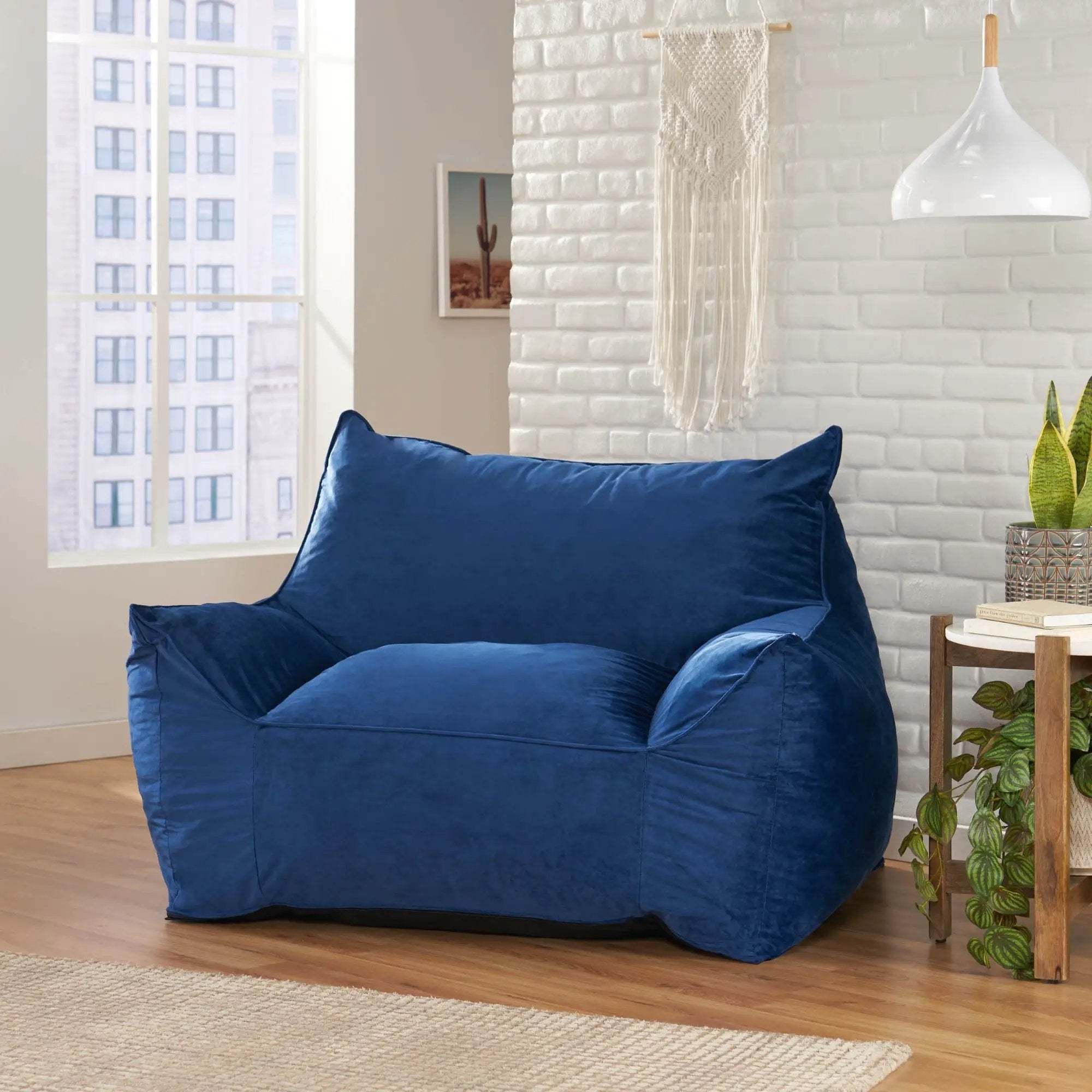 Allea - Bean Bag Chair With Armrests by Unique Piece Furniture
