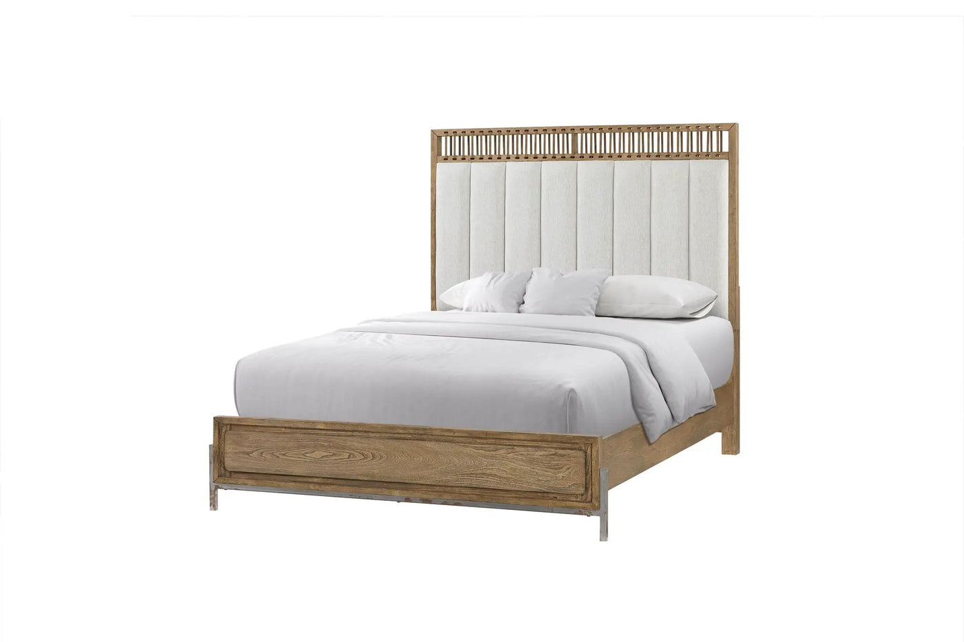 Elegant Design Upholstered And Strap Panel Bed by Unique Piece Furniture