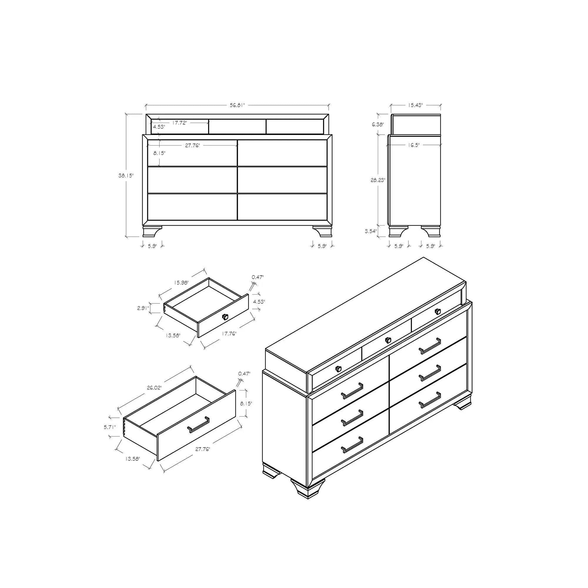 Civic - Dresser by Unique Piece Furniture
