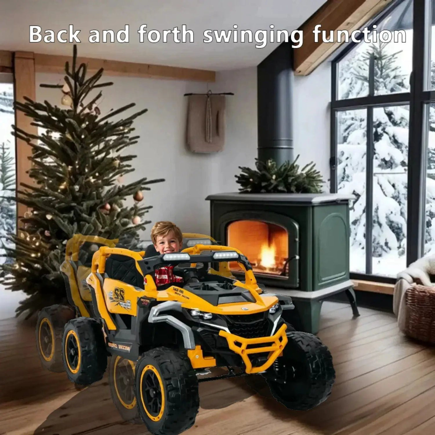 Ride On Kids Electric Truck With Remote Control, Front & Rear Suspension by HouseOfZazla
