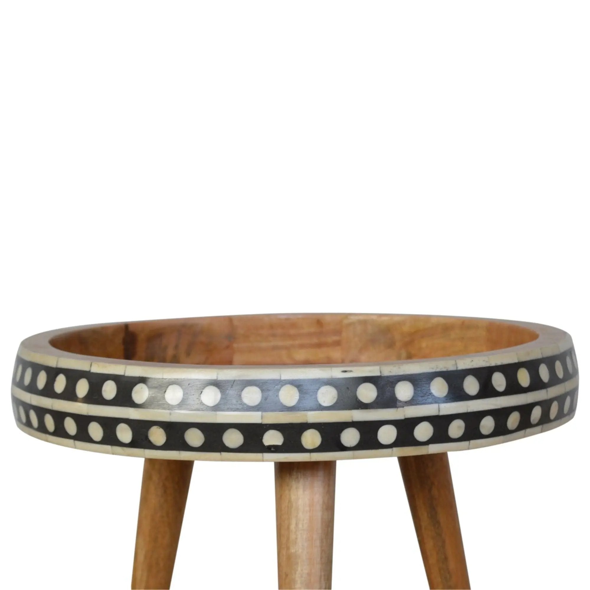 Small Patterned Nordic Style End Table by HouseOfZazla