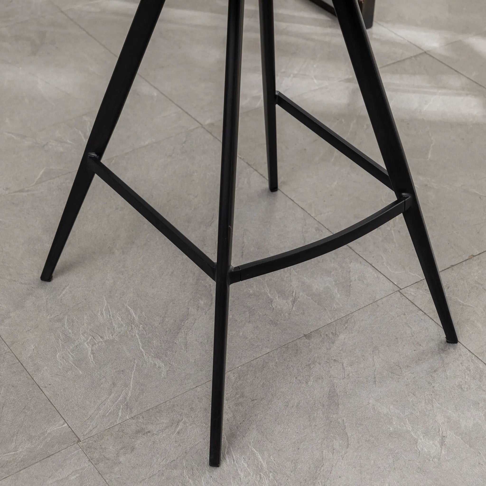 Porth - 28.25" Fabric Kitchen Counter Height Stools (Set of 2) - Orange by HouseOfZazla