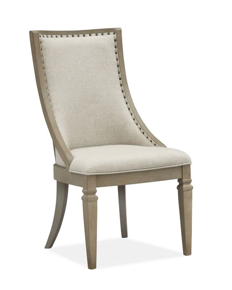 Lancaster - Dining Arm Chair With Upholstered Seat & Back (Set of 2) - Dovetail Gray by Unique Piece Furniture