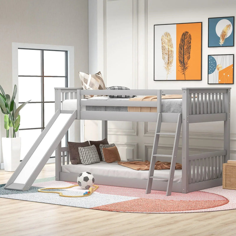 Bunk Bed & Convertible Slide And Ladder by HouseOfZazla