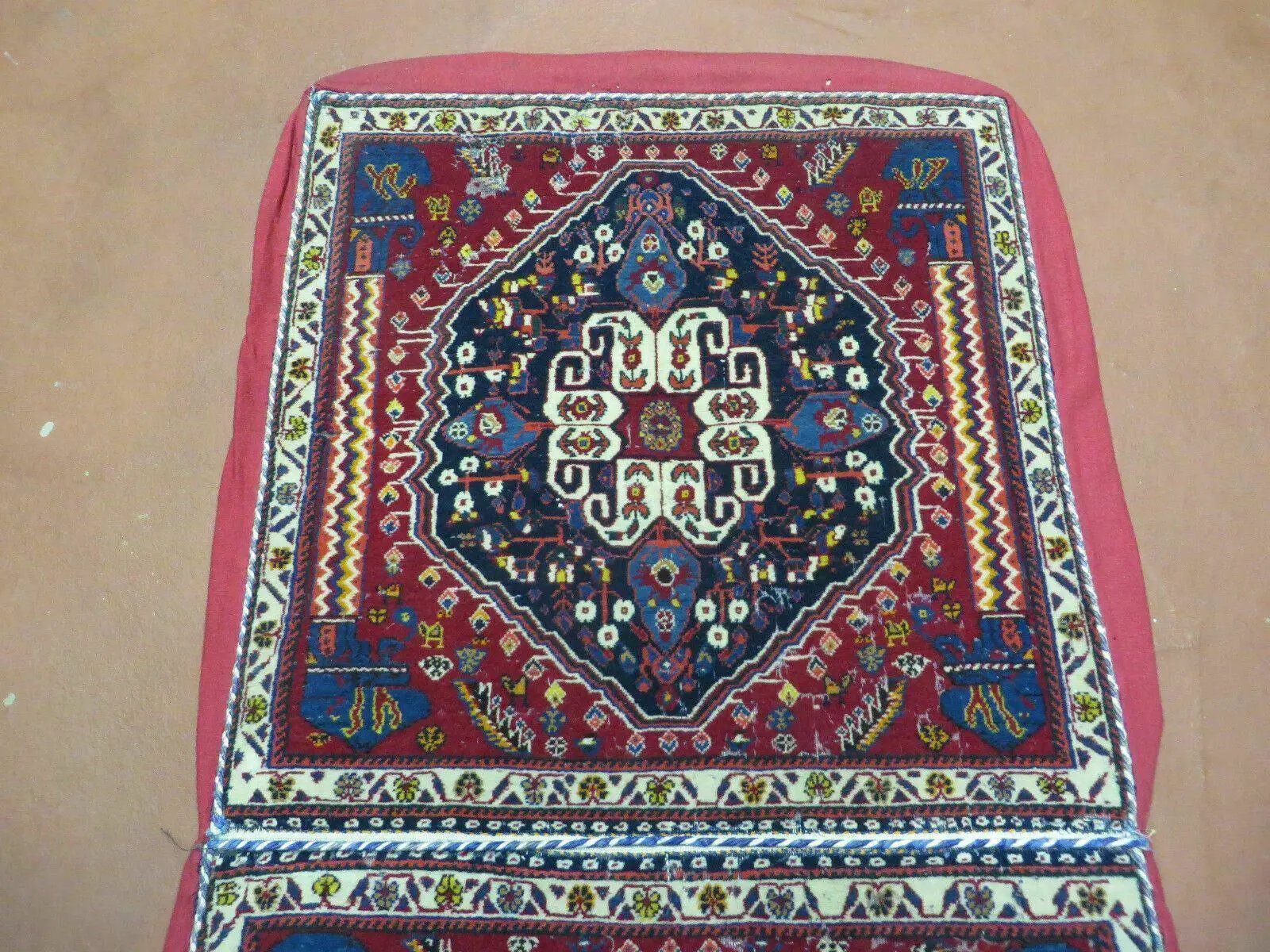 2'X 4' Antique Handmade Turkish Floral Oriental Wool Rug Pillow Case Cushion by Jewel Rugs