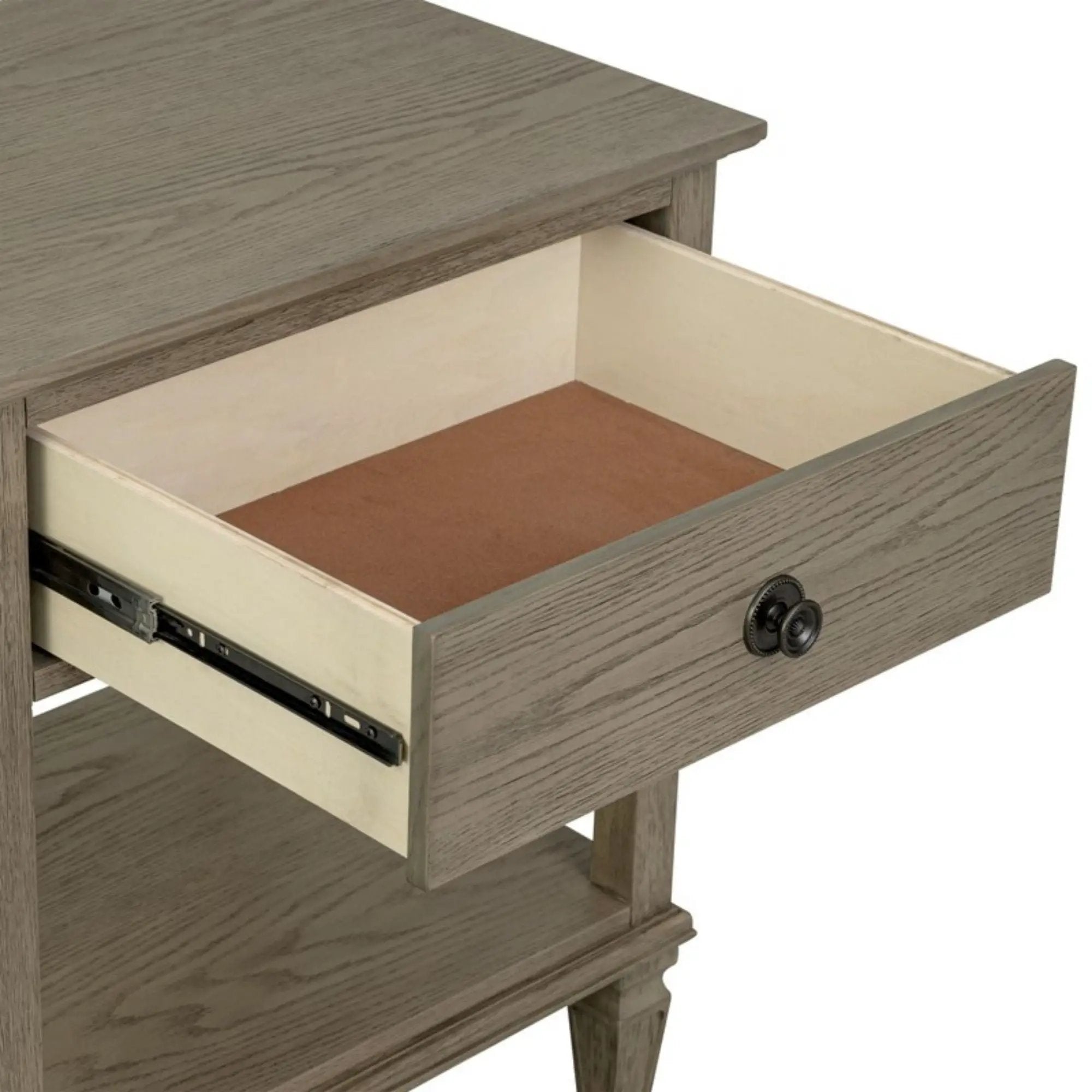 Victoria - Bedside Table With Drawer And Shelf by Unique Piece Furniture