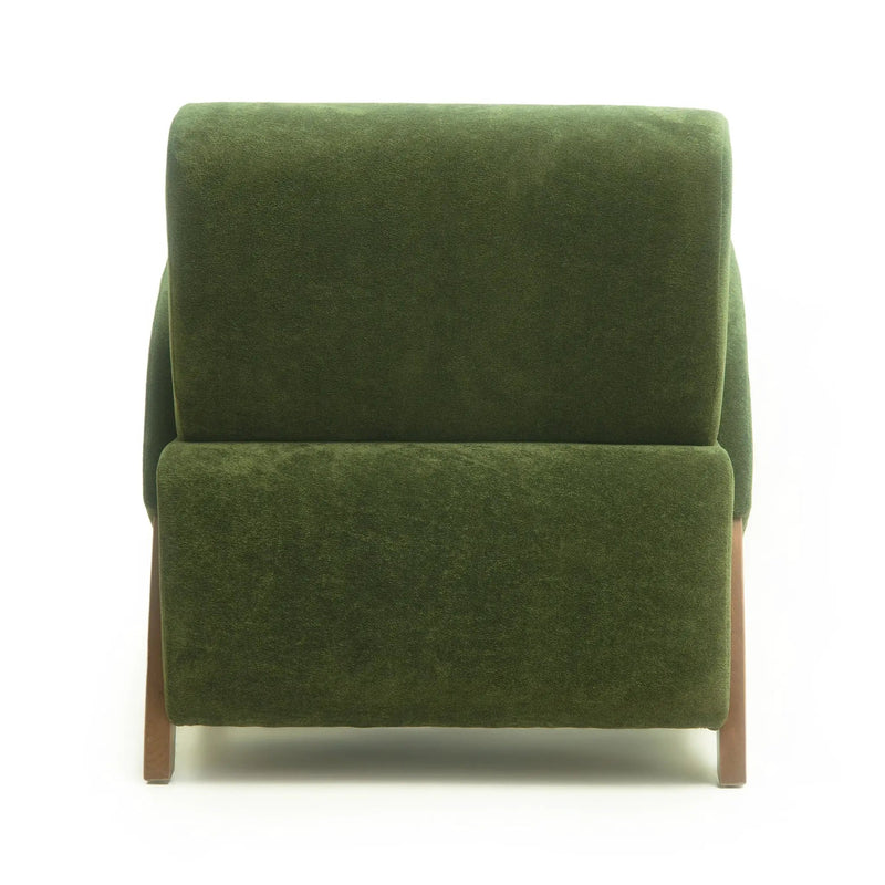 Velvet Fabric Decorative Lounge Chair by HouseOfZazla