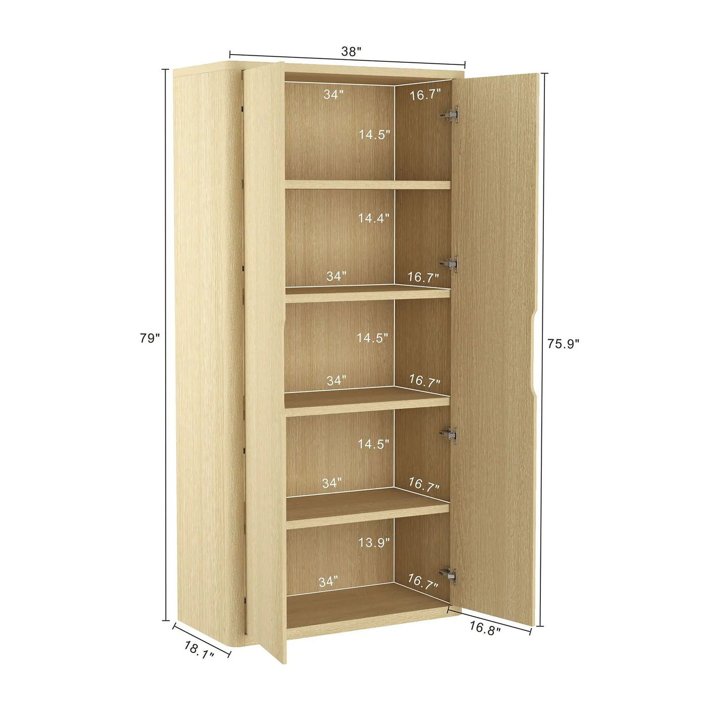 Rivington - Bookcase Cabinet by HouseOfZazla