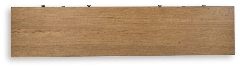 Sharlance - XL TV Stand With Fireplace Option - Light Brown by Unique Piece Furniture