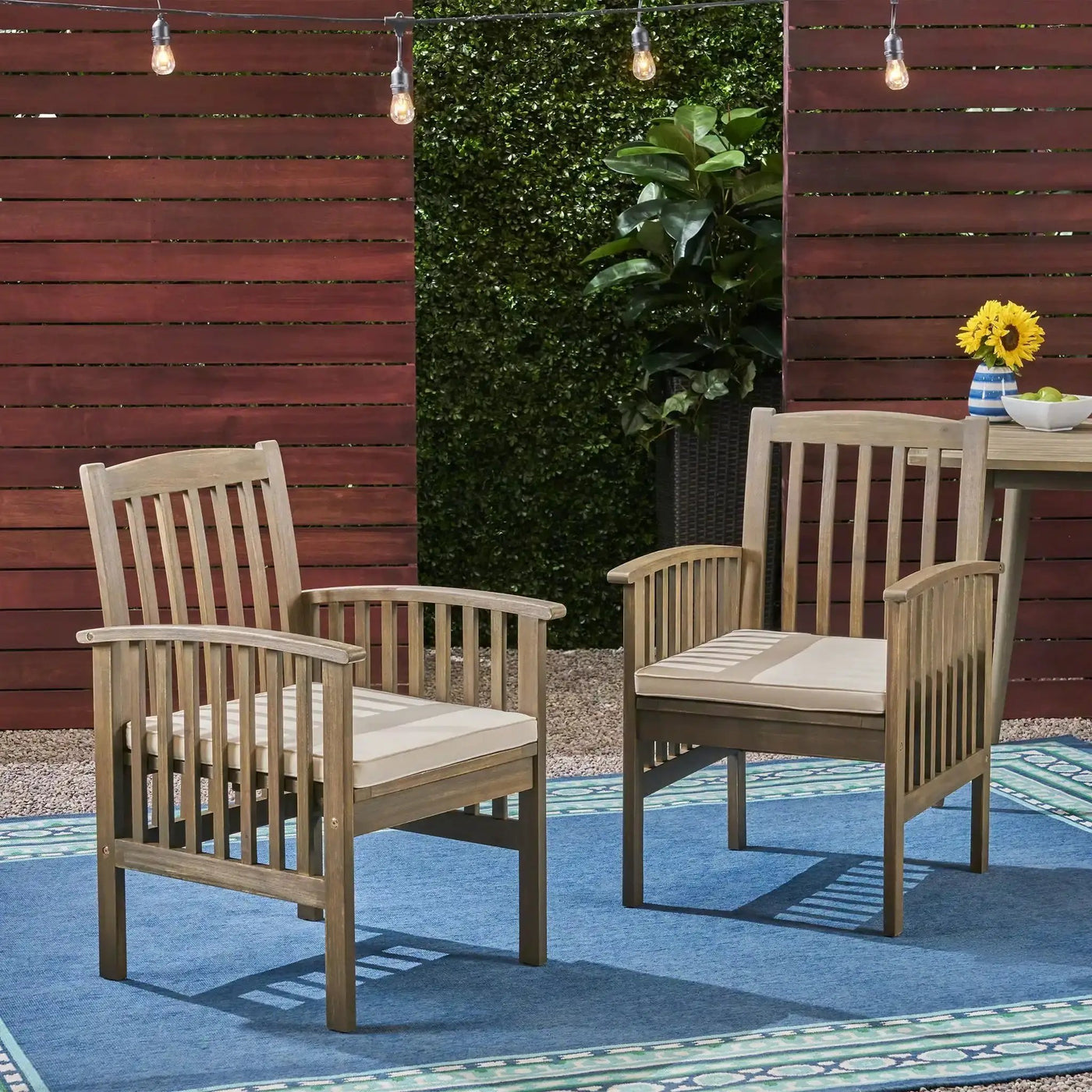 Casa Acacia Dining Chair Set With Cushions by HouseOfZazla