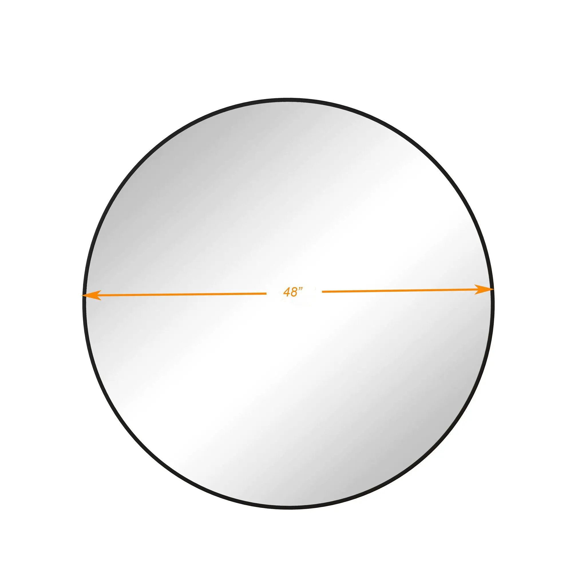 Wall Circular Mirror Metal Framed Mirror Round Vanity Mirror Dressing Mirror, For Bathroom, Living Room, Bedroom Wall Decor by HouseOfZazla