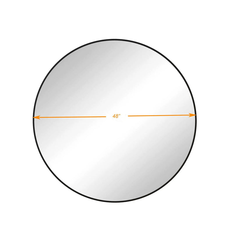 Wall Circular Mirror Metal Framed Mirror Round Vanity Mirror Dressing Mirror, For Bathroom, Living Room, Bedroom Wall Decor by HouseOfZazla