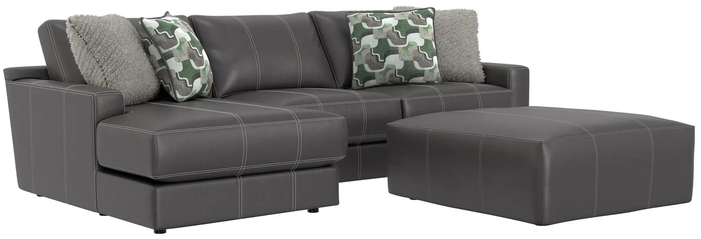 Minori - Italian Leather Sofa / Chaise And Cocktail Ottoman by Unique Piece Furniture