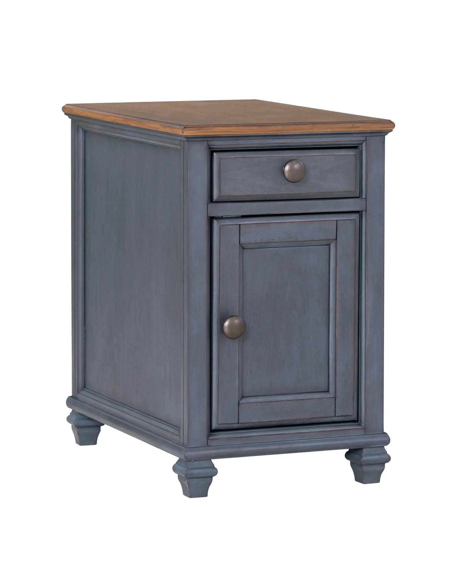 Americana - Chairside Table - Blue by Unique Piece Furniture