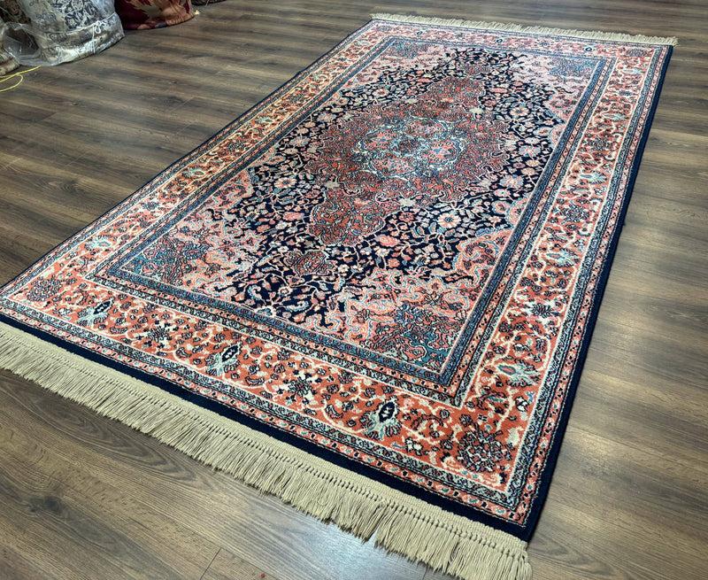 Karastan Rug 5.9 x 9, Kashan Medallion #741, Original Collection 700 Series, Discontinued, Wool Pile by Jewel Rugs