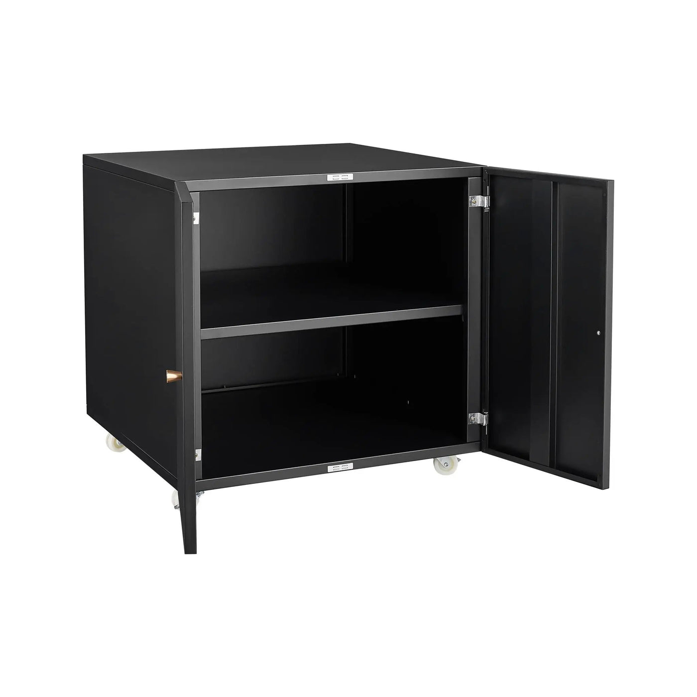 Office Furniture Copier Cabinet 2 Door Steel Copier Stand Mobile Pedestal File Printer Stand by Unique Piece Furniture