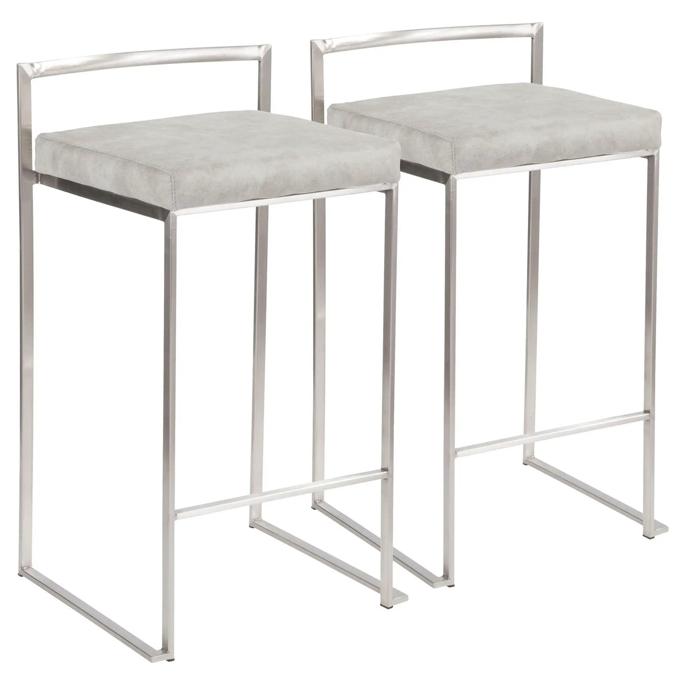 Fuji - Contemporary Elegant Stackable Counter Stool Set by HouseOfZazla
