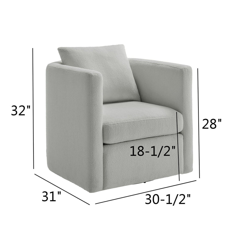 Sutton - Swivel Barrel Chair by HouseOfZazla