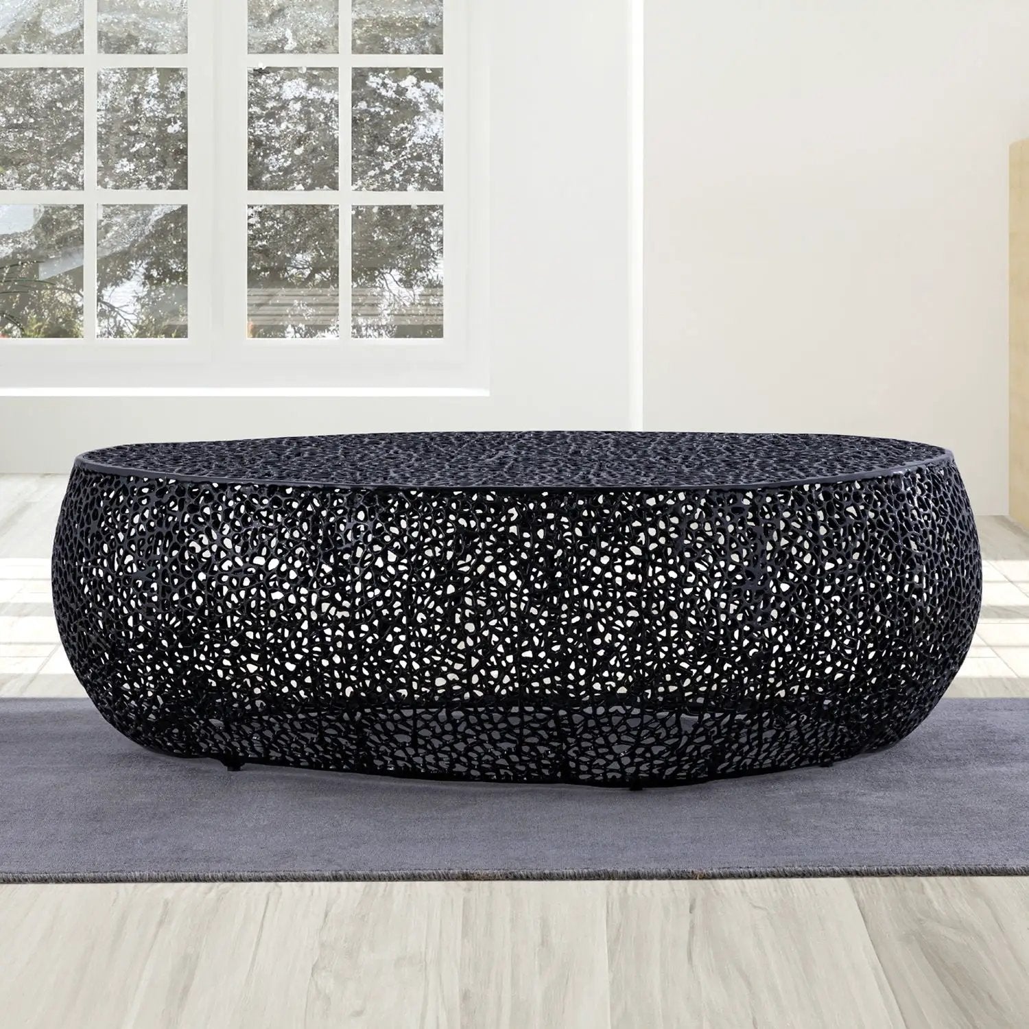 T3601 - Modern Oval Coffee Table by HouseOfZazla