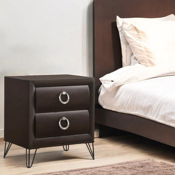 Tablita Dark Merlot Finish Nightstand