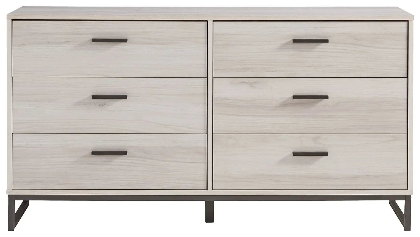 Socalle - Six Drawer Dresser by Unique Piece Furniture