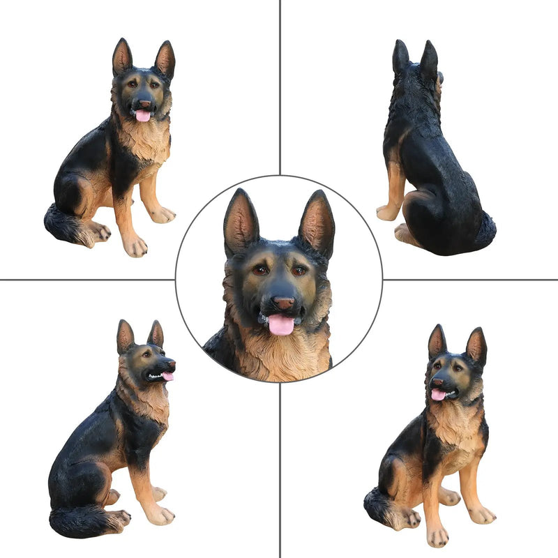 Outdoor Dog Statues German Shepherd Dog Statue for Garden by HouseOfZazla