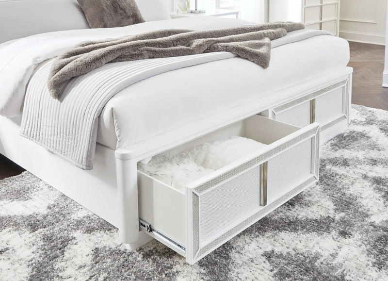 Chalanna - Upholstered Storage Bed by Unique Piece Furniture