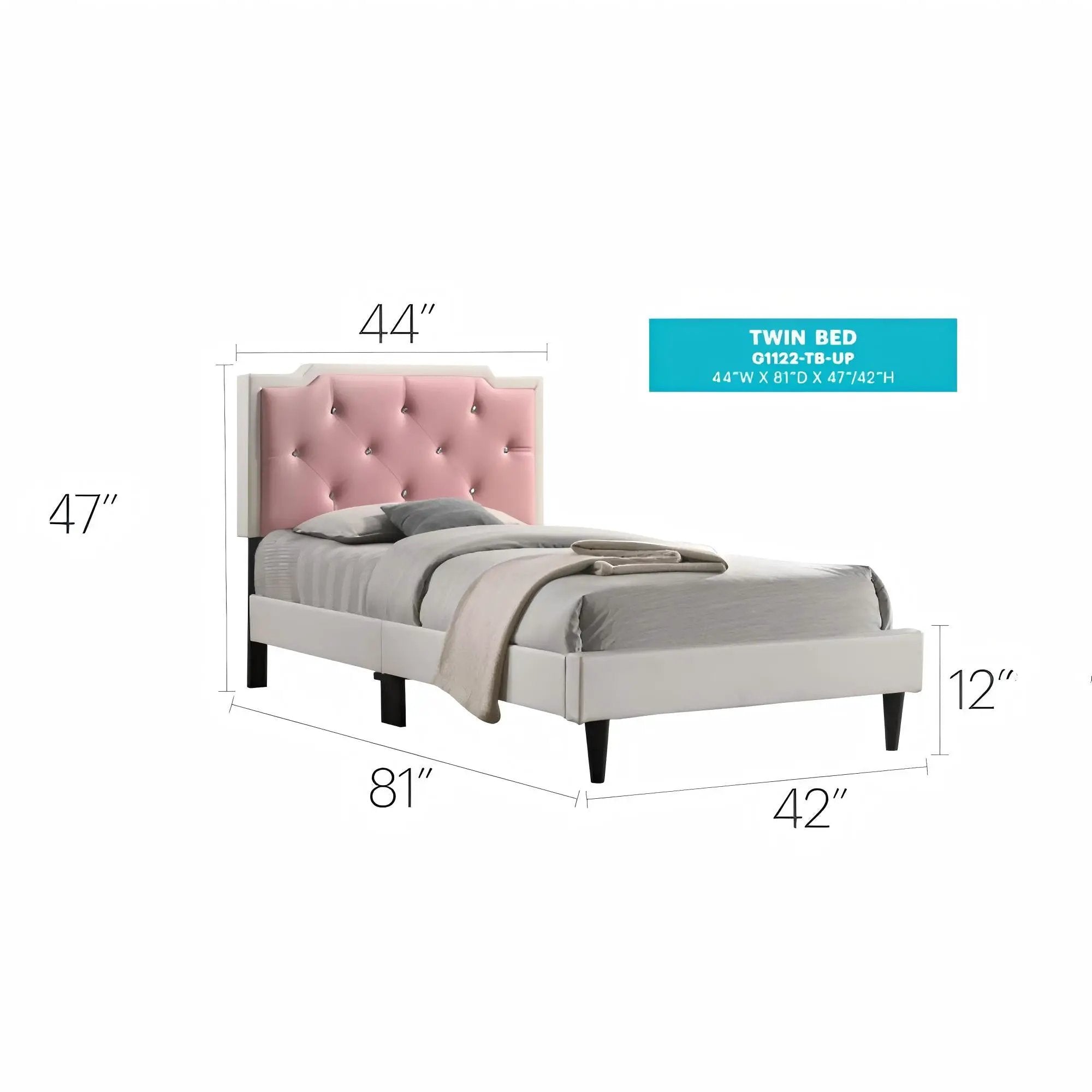 Bed (All in One Box) - Two Tone by Unique Piece Furniture
