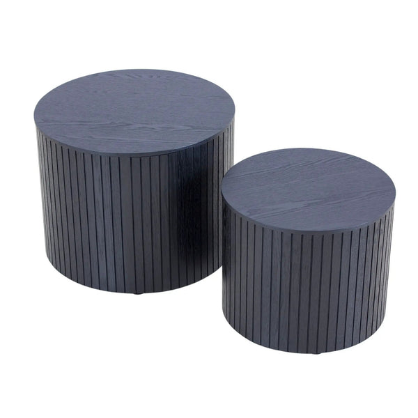 Handcrafted Nested Table Set, 2 Pieces