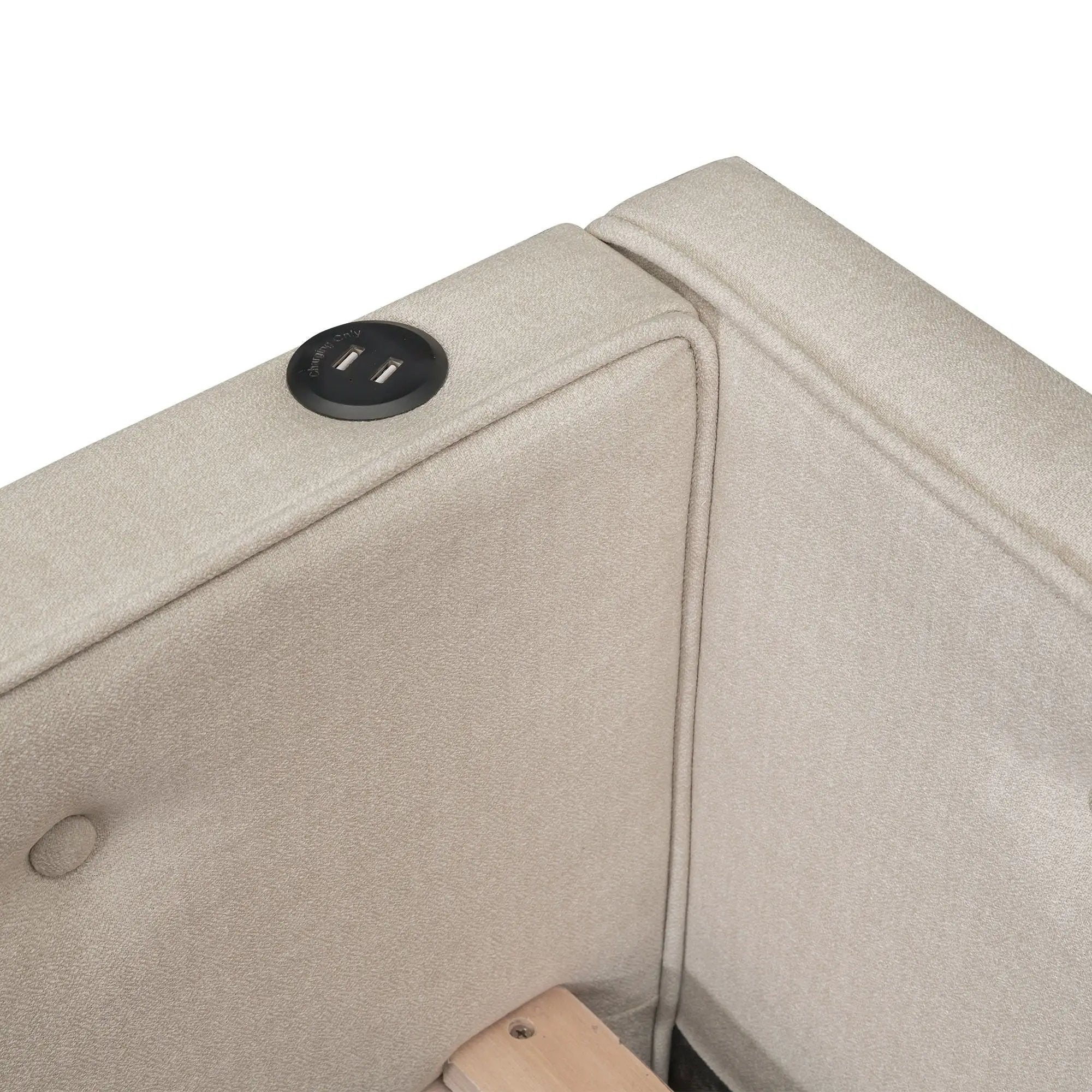 Platform Bed With USB Ports by HouseOfZazla