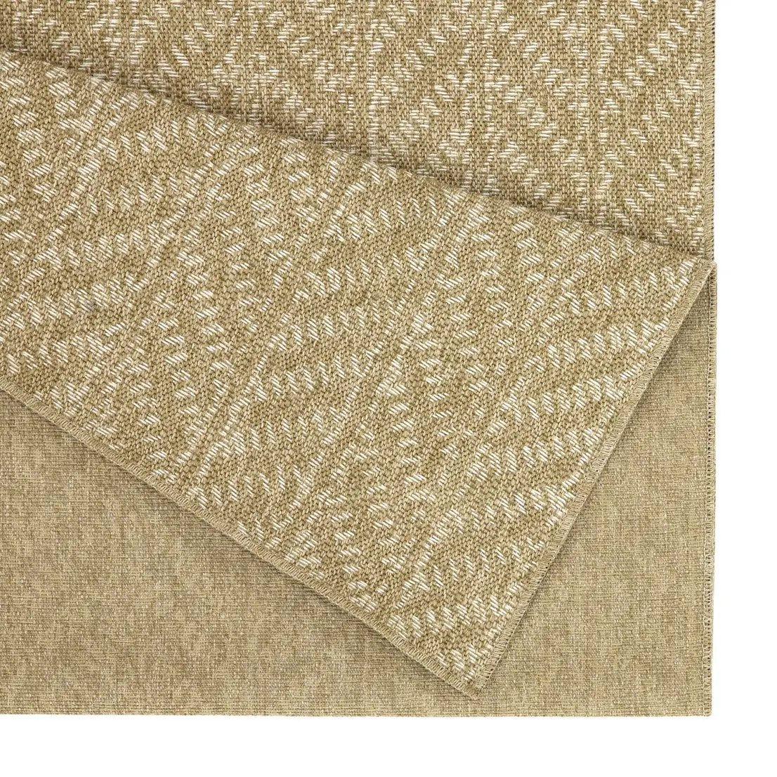 Earth GC_NTL1014 Jute/White Indoor/Outdoor Area Rug by HouseOfZazla