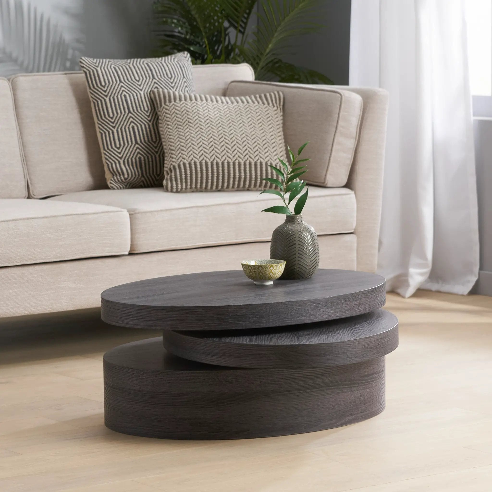 Modernesque Rotating Coffee Table by HouseOfZazla