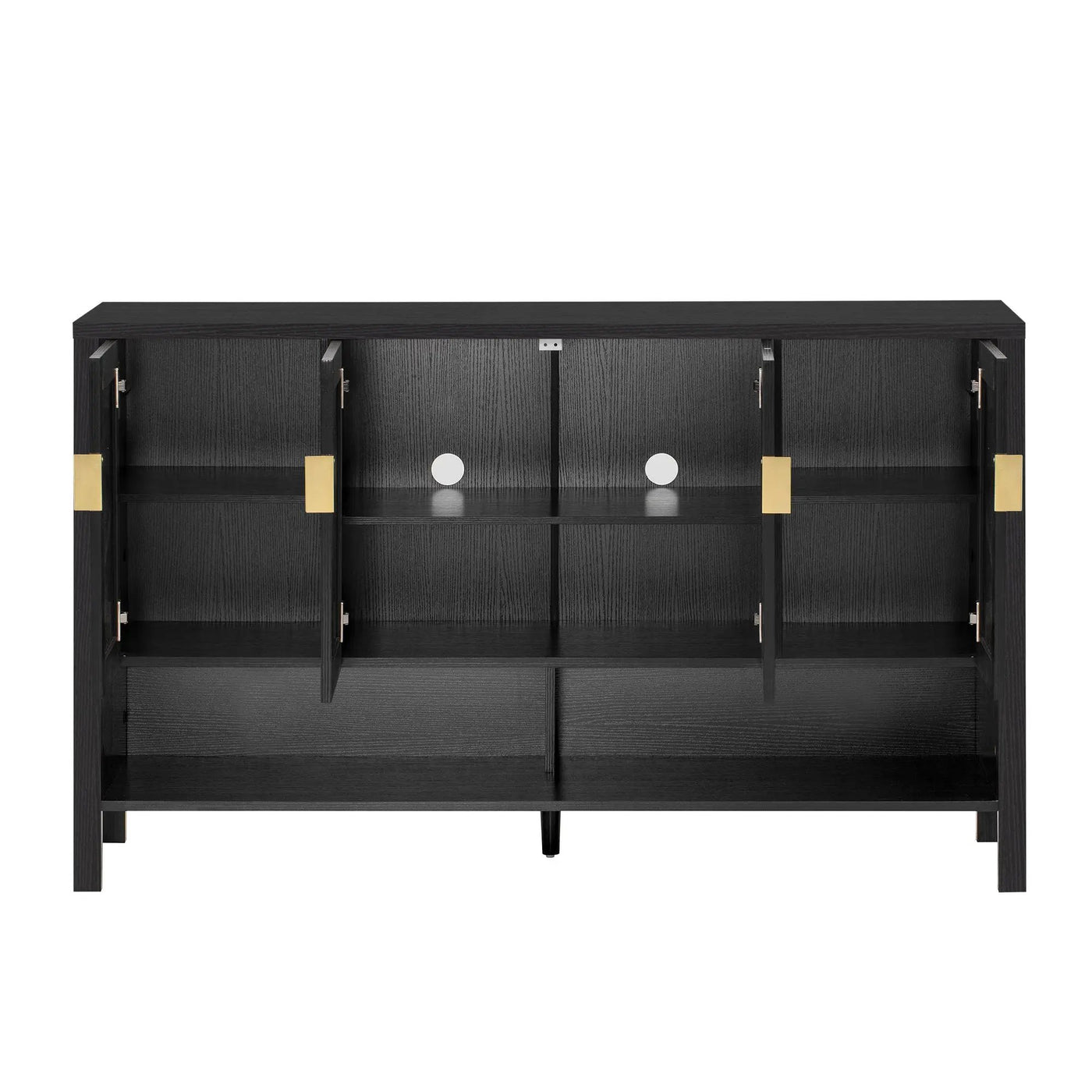 U_STYLE 55.1'' Storage Sideboard with 4 Doors by HouseOfZazla