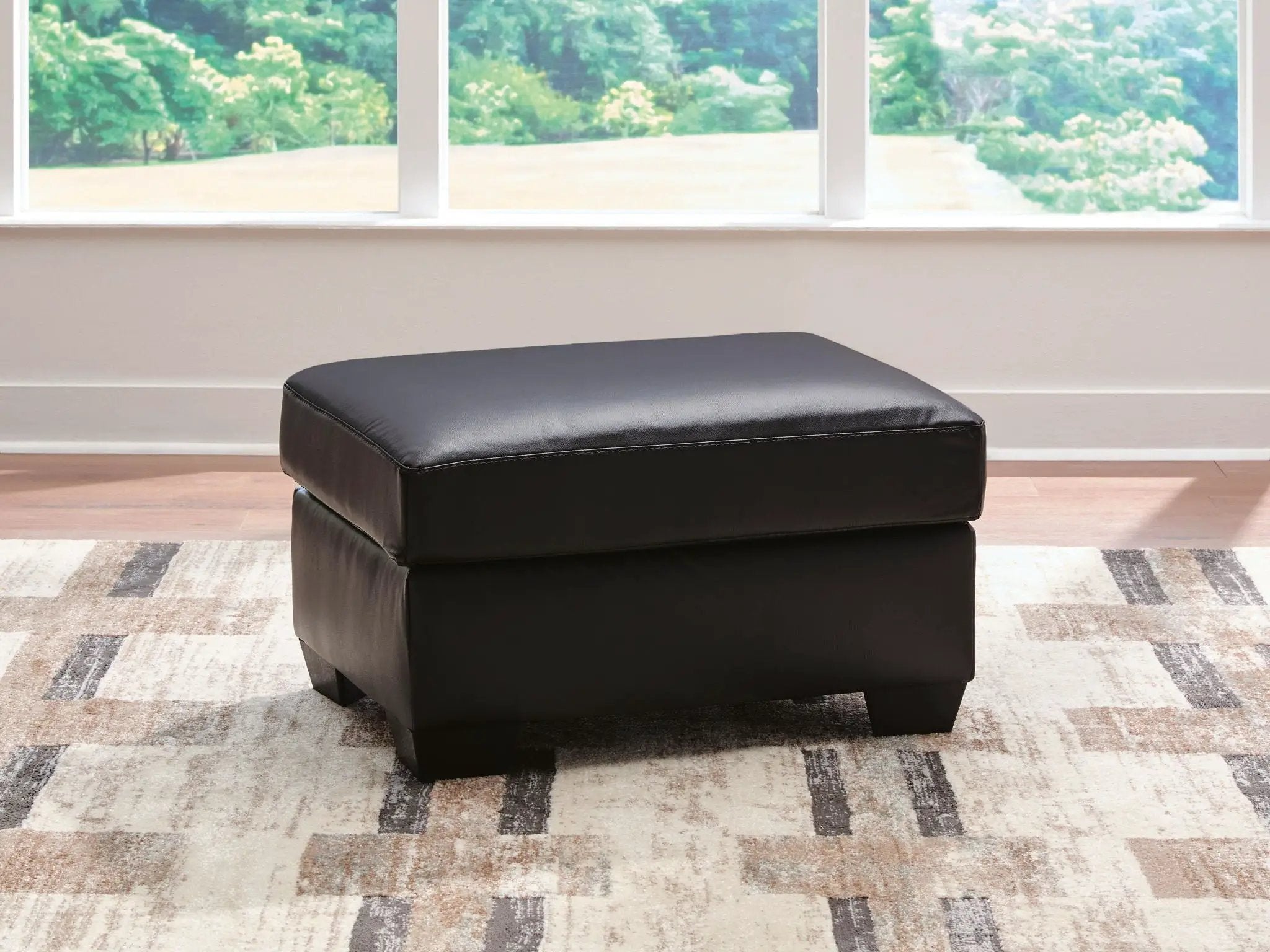 Glennbre - Ottoman - Midnight by Unique Piece Furniture