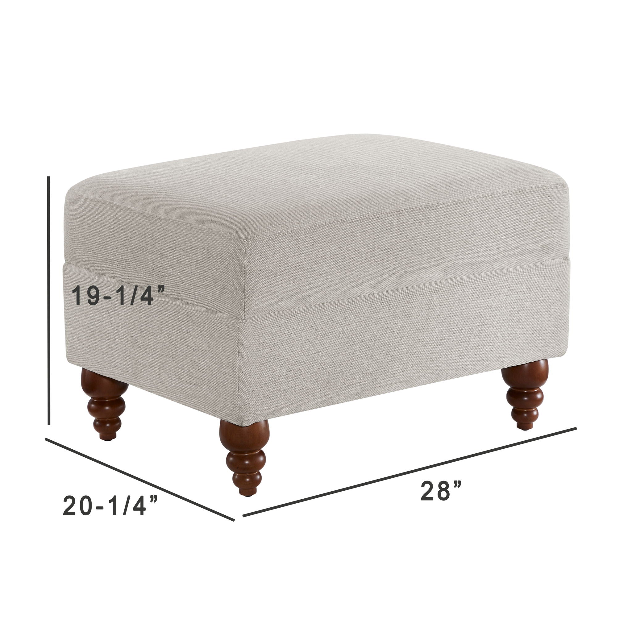 Candor - Chair And Ottoman Set - Beige by HouseOfZazla