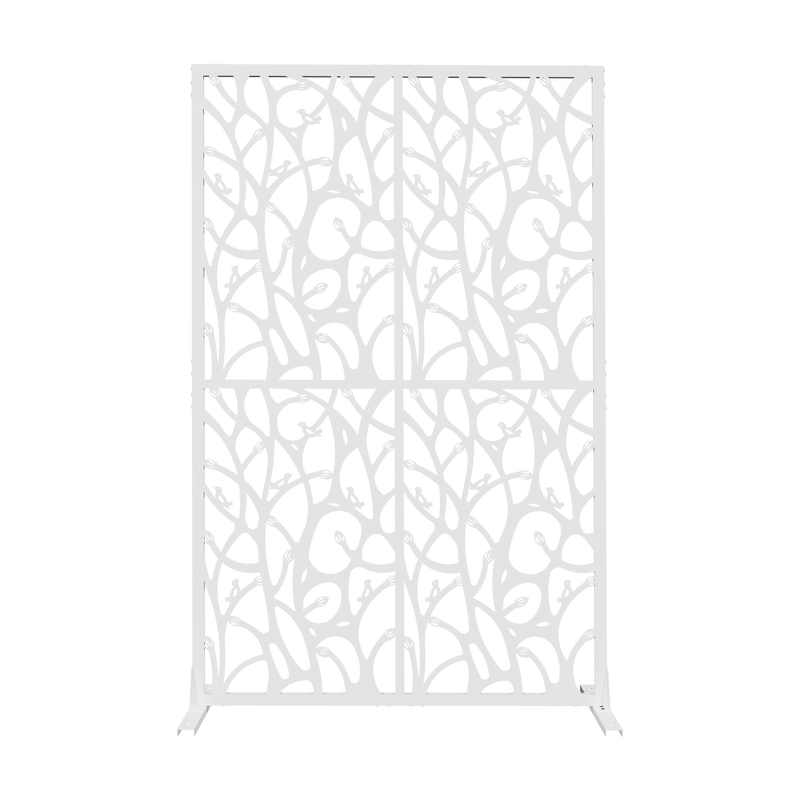 Metal Privacy Screens W3.8Ft x H6Ft Outdoor and Indoor Divider by HouseOfZazla