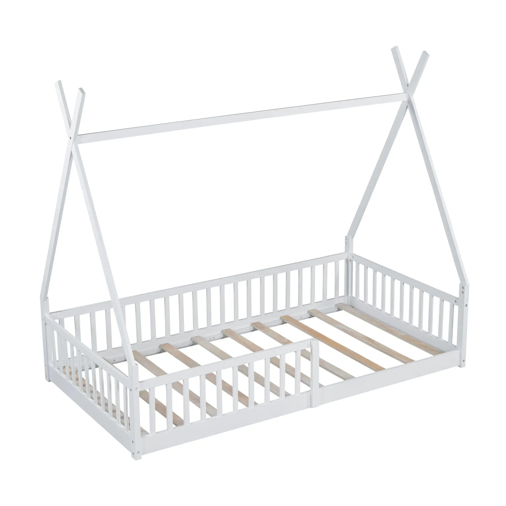 House Shaped Design Bed With Fence by Unique Piece Furniture