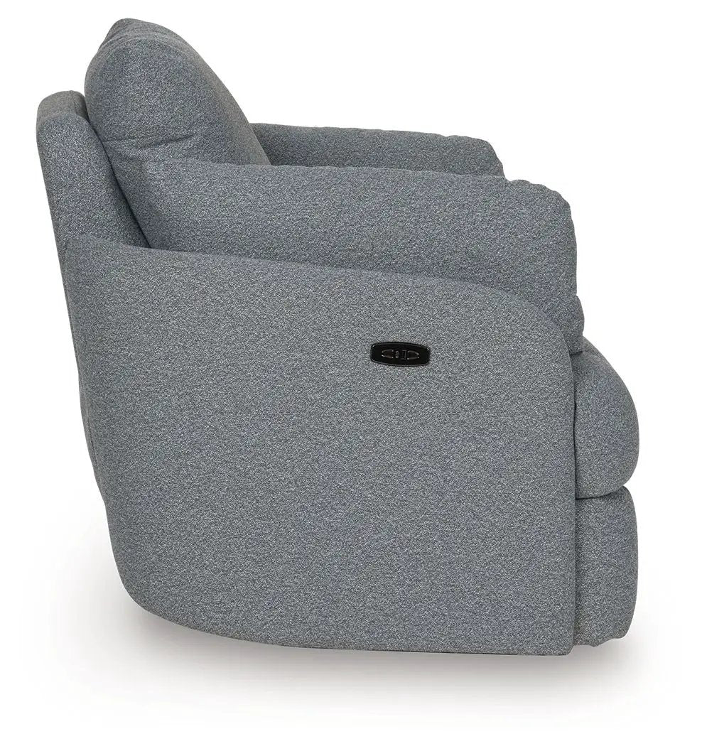 Alainmont Next-Gen Nuvella - Swivel Power Recliner by Unique Piece Furniture