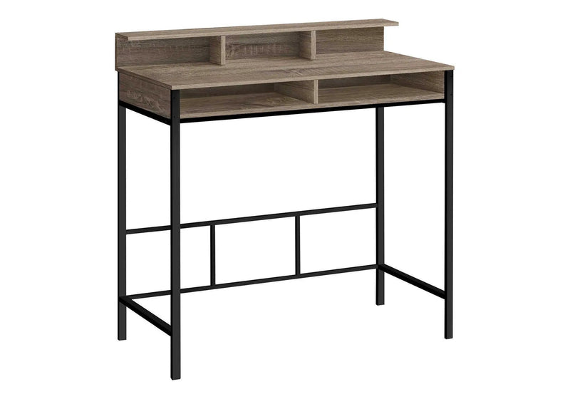 Computer Desk for Home Office with Standing Storage Shelves by HouseOfZazla