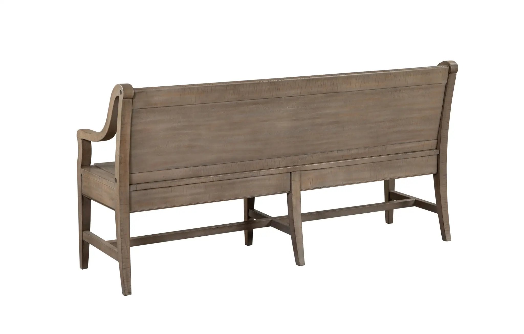 Paxton Place - Bench With Back - Dovetail Gray by Unique Piece Furniture