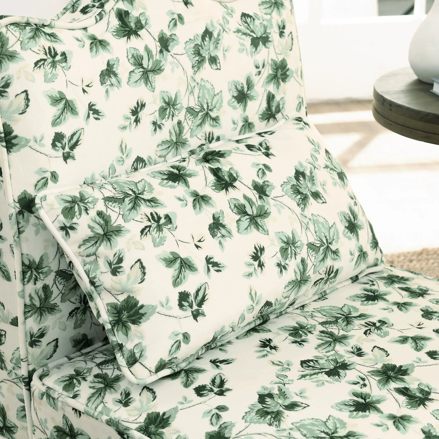 Stylish Flannel Dining Chair With Soft Cushion And Backrest by Unique Piece Furniture