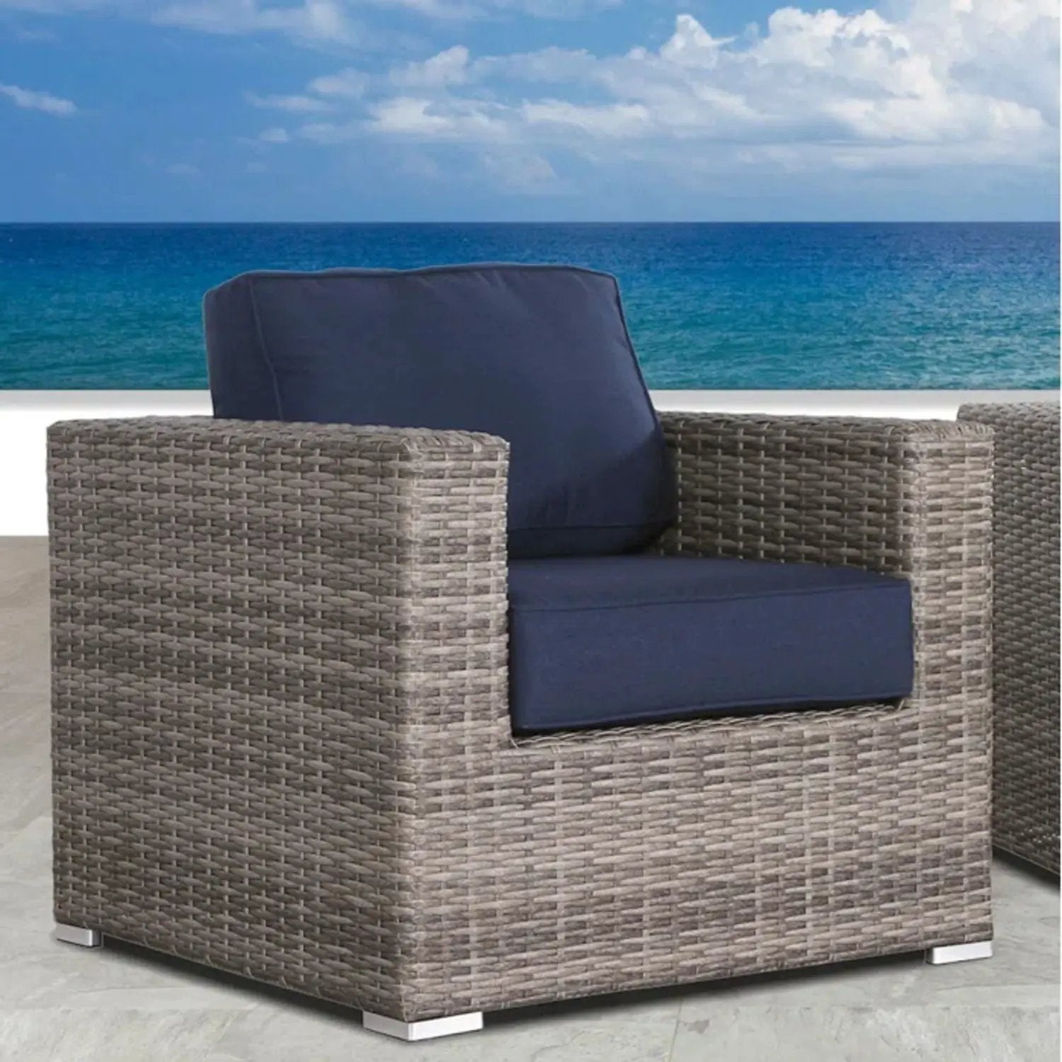 Patio Chair With Cushions Stylish Design by Unique Piece Furniture