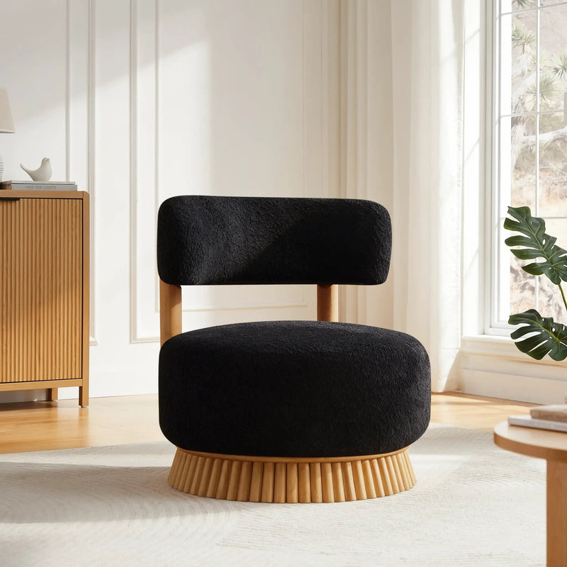 Modern 27.5" W Farmhouse Armless Chair by HouseOfZazla