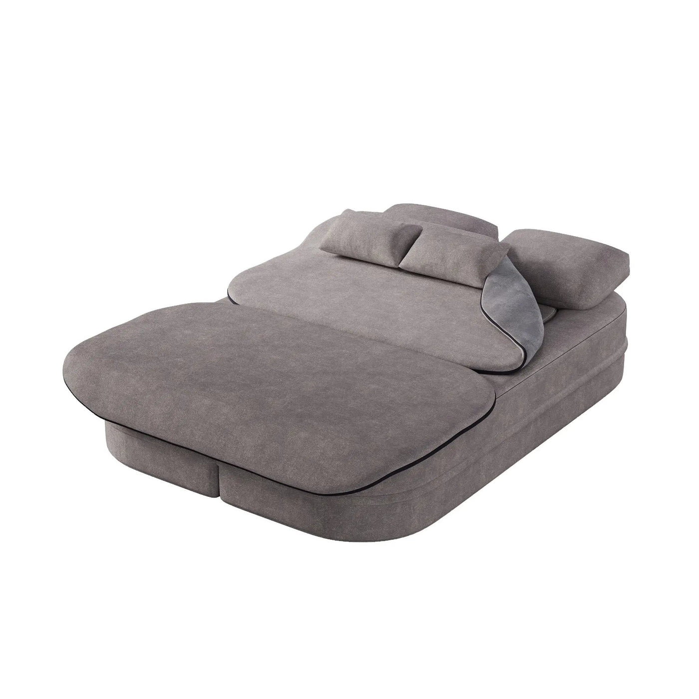 2 In 1 Foldable Sofa Bed With Multi Functional Blanket, Floor Lounge Sofa by HouseOfZazla